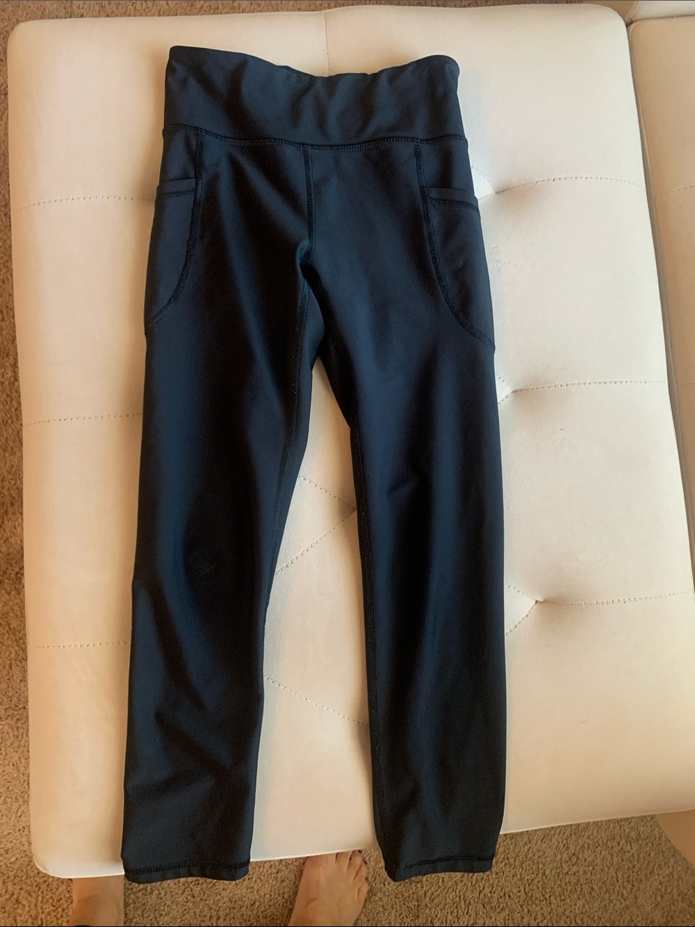 Old Navy Black Kids Active Leggings with Front Pockets